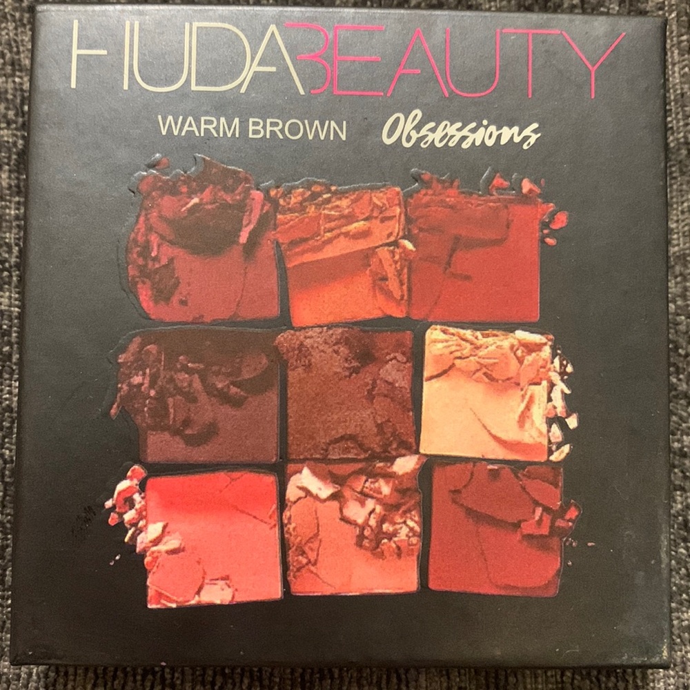 Huda Beauty Warm Brown Obsessions Eye Shadow Palette